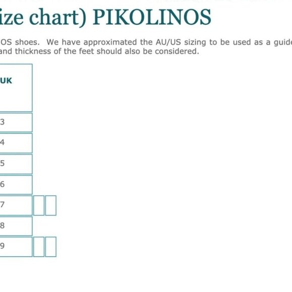 Pikolinos Leather Open Toe Sandals Size - Picture 9 of 9